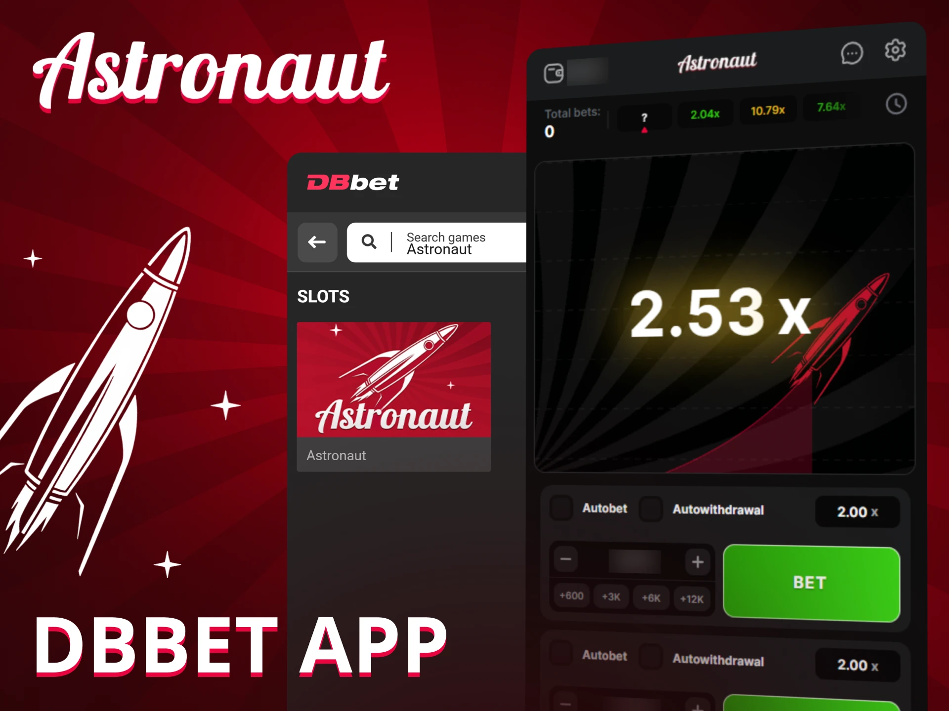 Astronaut on DBBet App